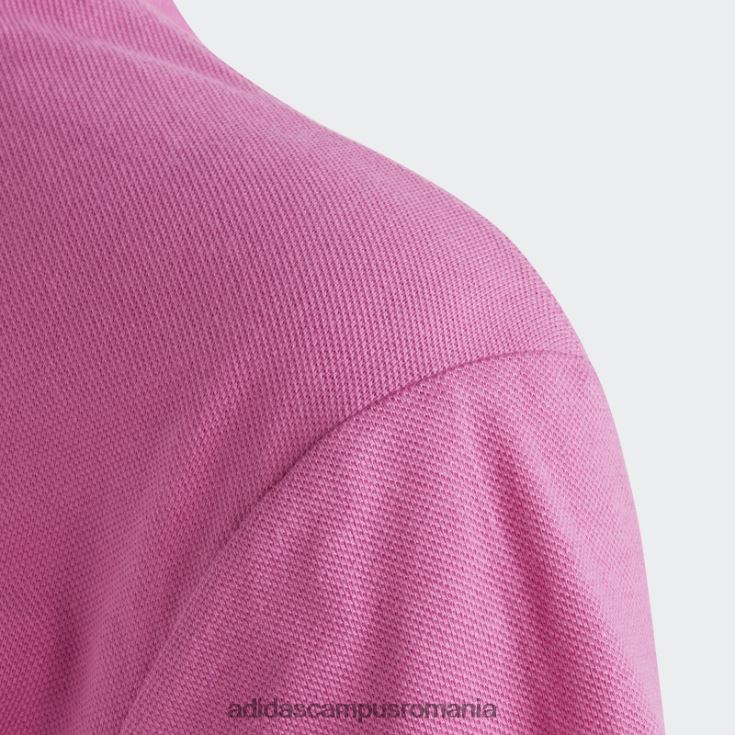 adidas campus romania tricou piqué cu logo fuchsia future icons copii fucsie J266N211807