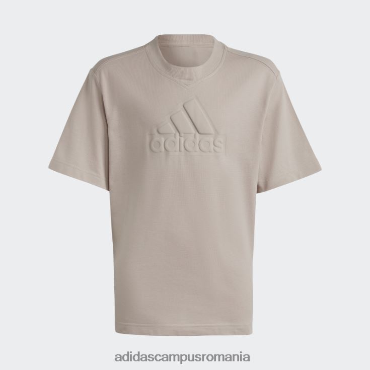 adidas campus romania tricou piqué future icons logo taupe adidas copii taupe J266N211832