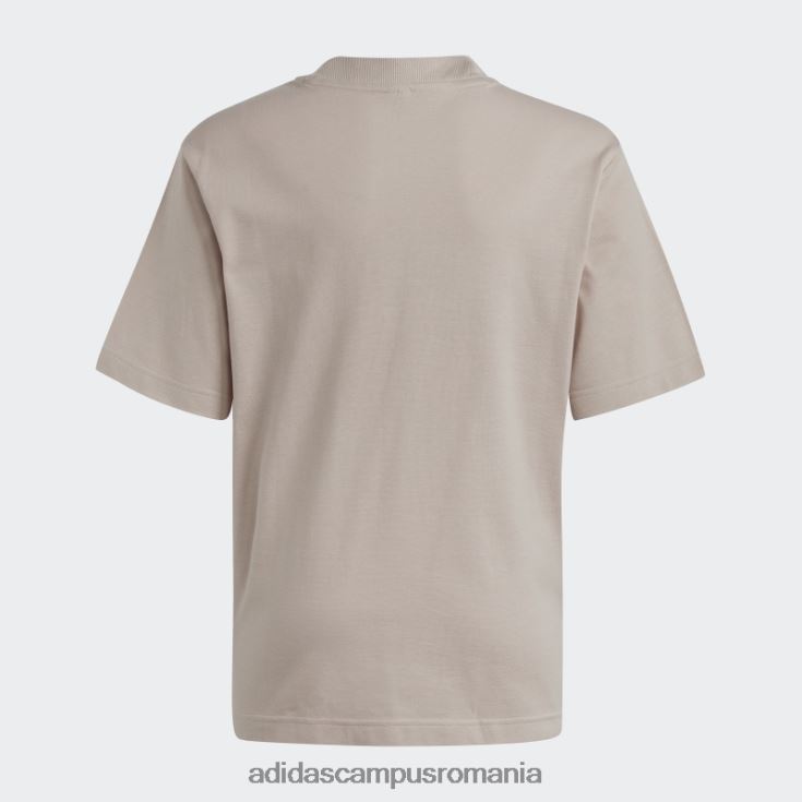 adidas campus romania tricou piqué future icons logo taupe adidas copii taupe J266N211832