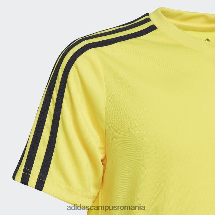 adidas campus romania tricou proiectat cu 2 mișcări cu 3 dungi galben copii galben/cerneală J266N211953