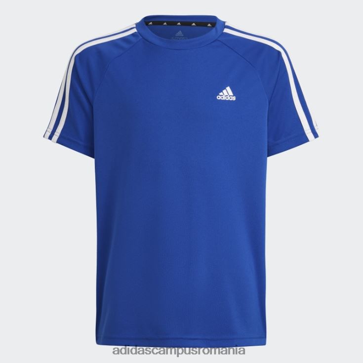 adidas campus romania tricou sereno aeroready de moda albastru regal copii albastru regal/alb J266N219033