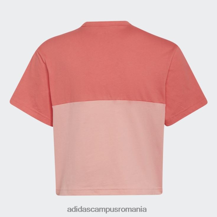 adidas campus romania tricou turbo colorblock adidas copii turbo/burgundy/alb J266N219227