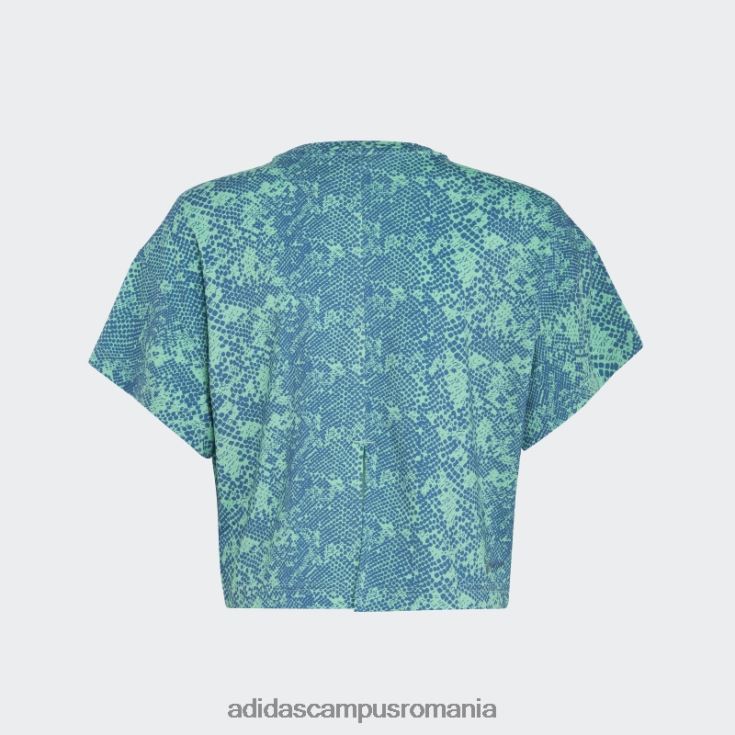 adidas campus romania tricou verde aeroready cu imprimeu animal adidas copii verde/albastru/alb J266N212117