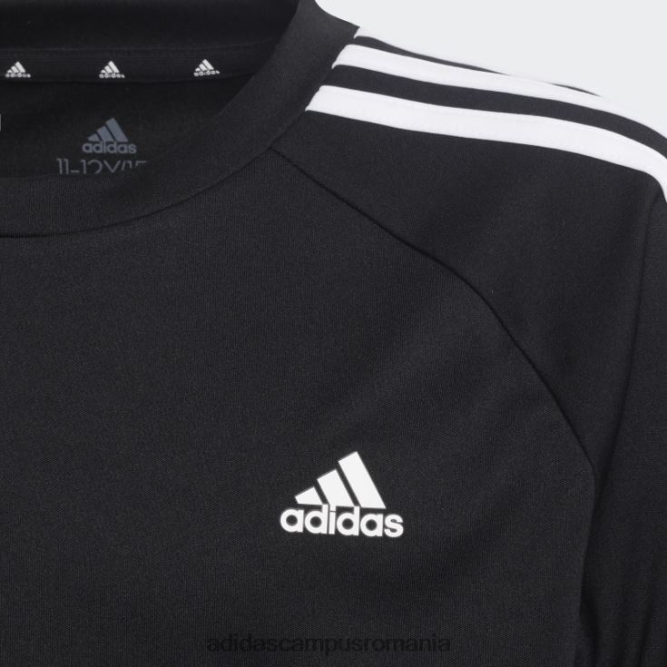 adidas campus romania tricoul sereno aeroready negru fierbinte copii alb negru J266N218461