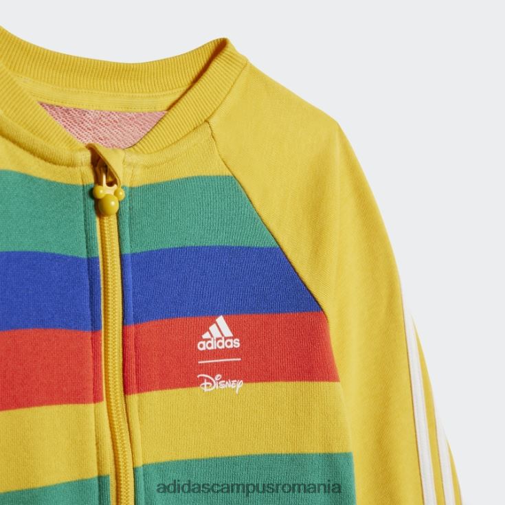 adidas campus romania x disney mickey mouse body roșu fierbinte copii roșu/auriu/verde curte/albastru J266N218578