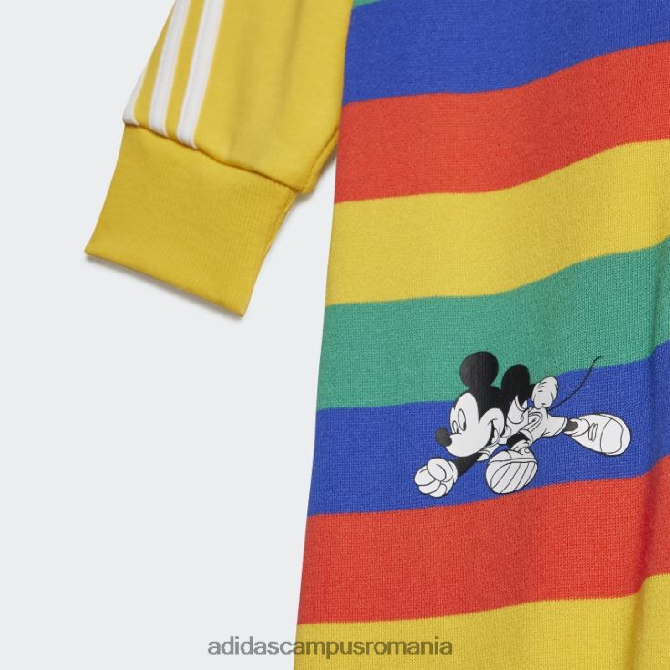 adidas campus romania x disney mickey mouse body roșu fierbinte copii roșu/auriu/verde curte/albastru J266N218578