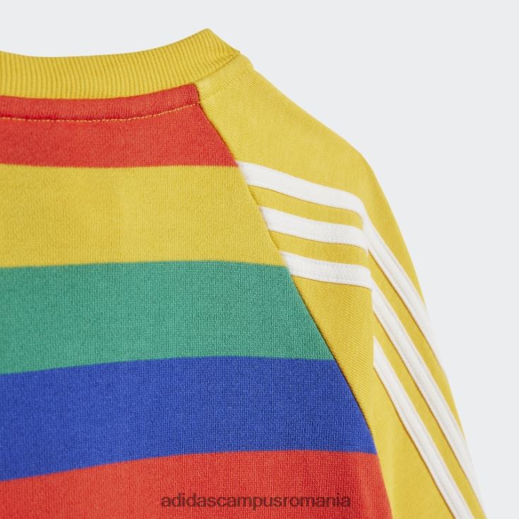 adidas campus romania x disney mickey mouse body roșu fierbinte copii roșu/auriu/verde curte/albastru J266N218578