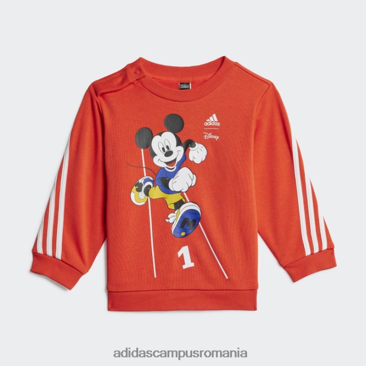 adidas campus romania x disney mickey mouse jogger fashion red copii rosu alb J266N218335