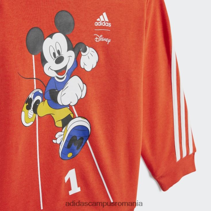 adidas campus romania x disney mickey mouse jogger fashion red copii rosu alb J266N218335