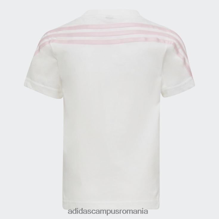 adidas campus romania x disney mickey mouse set de vara moda alb copii alb/roz J266N23434