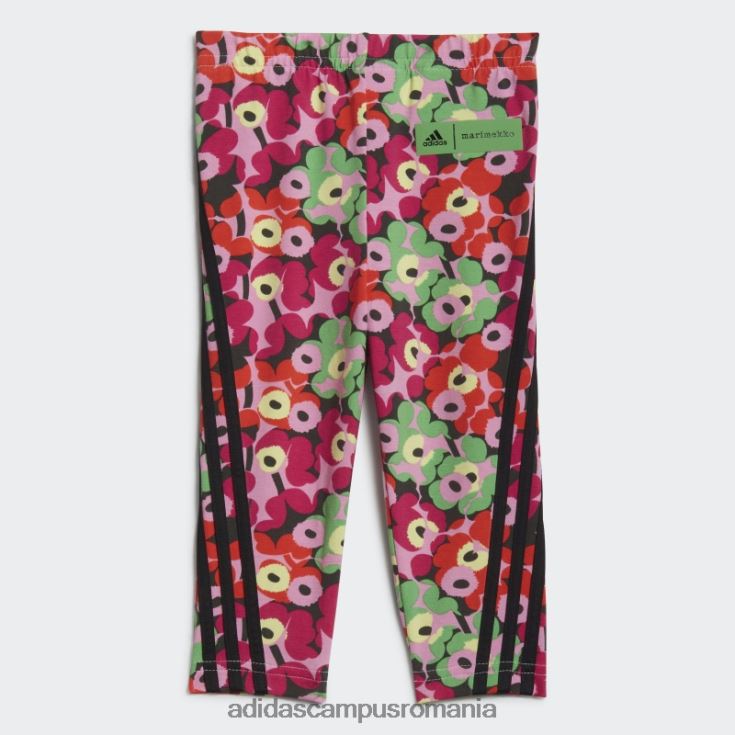 adidas campus romania x marimekko set colanti de vara fashion white copii alb/magenta real J266N219256