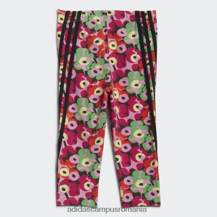 adidas campus romania x marimekko set colanti de vara fashion white copii alb/magenta real J266N219256