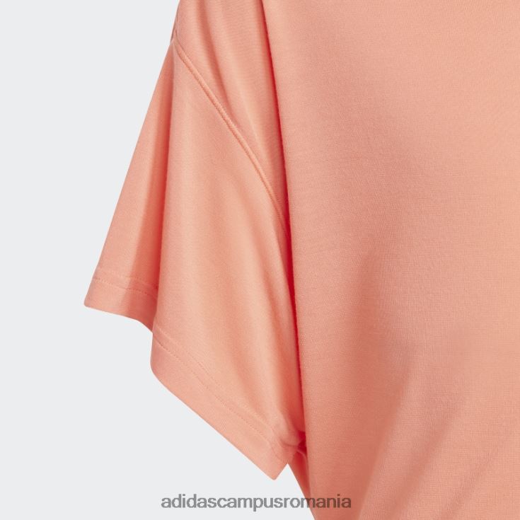 adidas campus romania yoga aeroready loose tee coral copii coral J266N212085