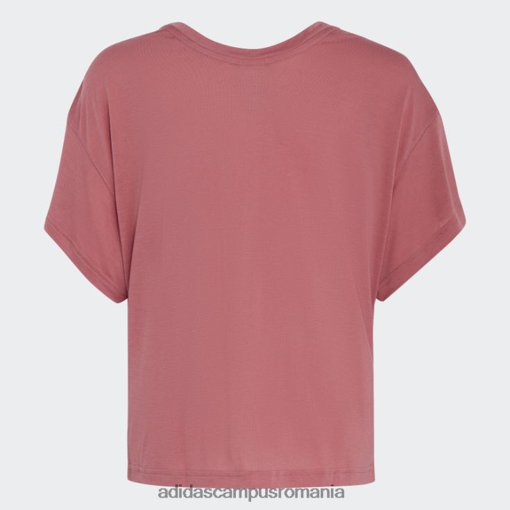 adidas campus romania yoga aeroready loose tee roz copii roz J266N212133