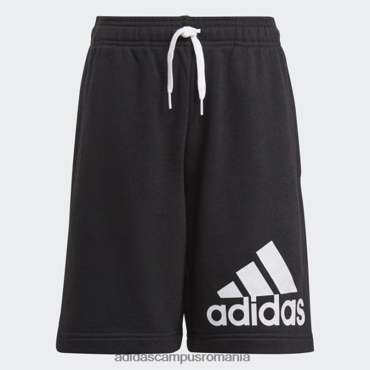 adidas campus romania black essentials pantaloni scurți fashion copii alb negru J266N211612