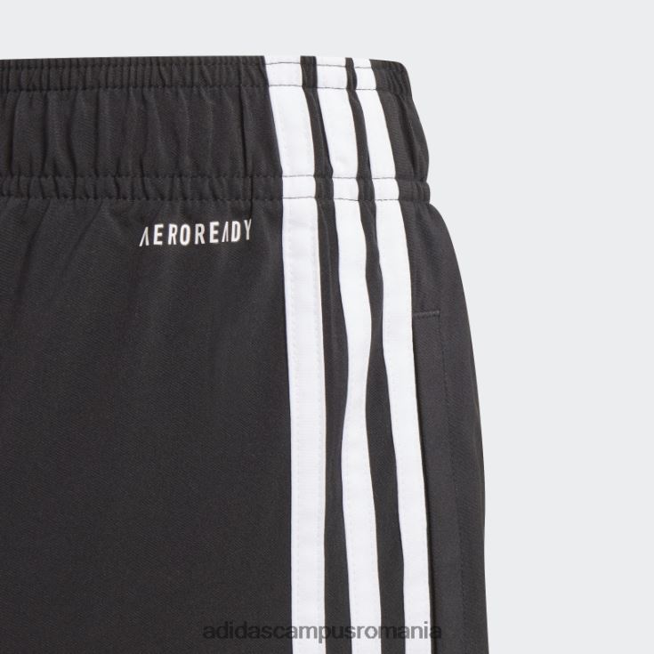 adidas campus romania esențiale pantaloni scurți chelsea cu 3 dungi negru fashion copii alb negru J266N211654