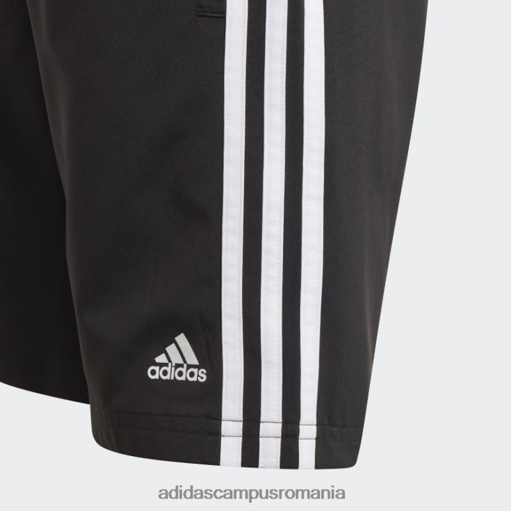 adidas campus romania esențiale pantaloni scurți chelsea cu 3 dungi negru fashion copii alb negru J266N211654