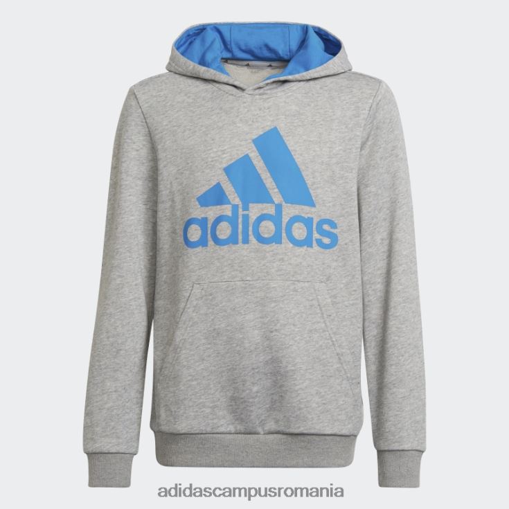 adidas campus romania hanorac essentials gri mediu copii gri/albastru mediu J266N212006