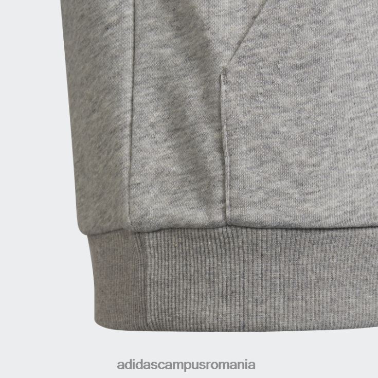 adidas campus romania hanorac essentials gri mediu copii gri/albastru mediu J266N212006