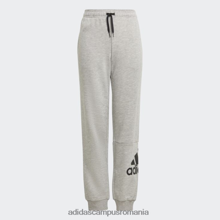 adidas campus romania pantaloni terry francezi gri mediu essentials adidas copii gri mediu/negru J266N211961