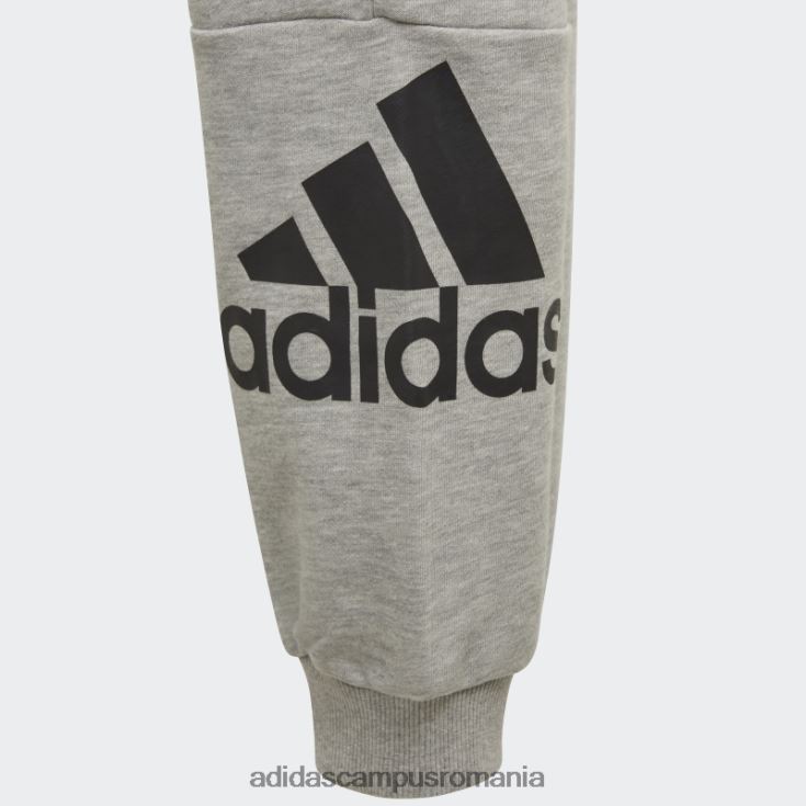 adidas campus romania pantaloni terry francezi gri mediu essentials adidas copii gri mediu/negru J266N211961
