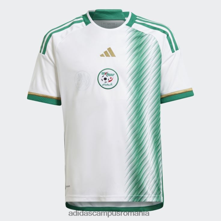 adidas campus romania Algeria 22 tricou acasă verde îndrăzneț copii alb/verde intens J266N218705