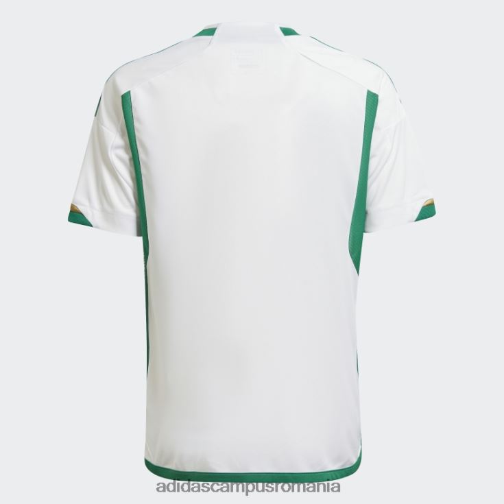 adidas campus romania Algeria 22 tricou acasă verde îndrăzneț copii alb/verde intens J266N218705