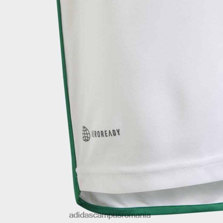 adidas campus romania Algeria 22 tricou acasă verde îndrăzneț copii alb/verde intens J266N218705