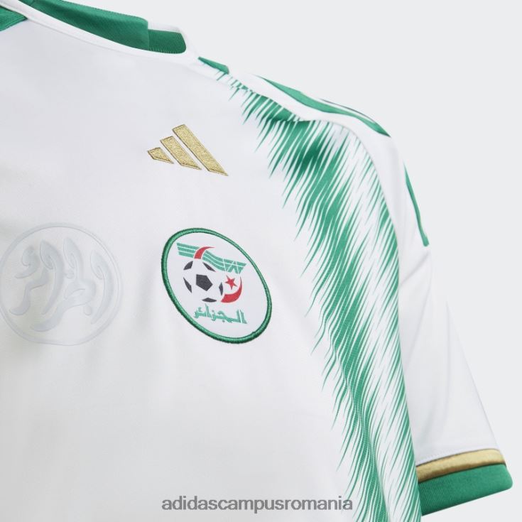 adidas campus romania Algeria 22 tricou acasă verde îndrăzneț copii alb/verde intens J266N218705