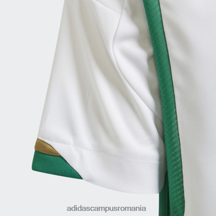 adidas campus romania Algeria 22 tricou acasă verde îndrăzneț copii alb/verde intens J266N218705