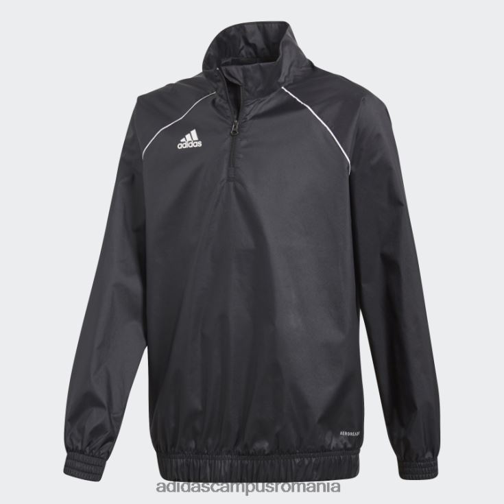 adidas campus romania Core 18 windbreaker negru copii alb negru J266N218848