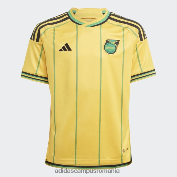 adidas campus romania Hot Jamaica 23 home tricou verde copii auriu/verde J266N218319