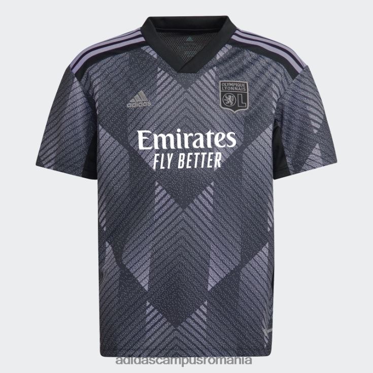 adidas campus romania Tricou al treilea negru de la Olympique Lyonnais 22/23 copii negru J266N218646