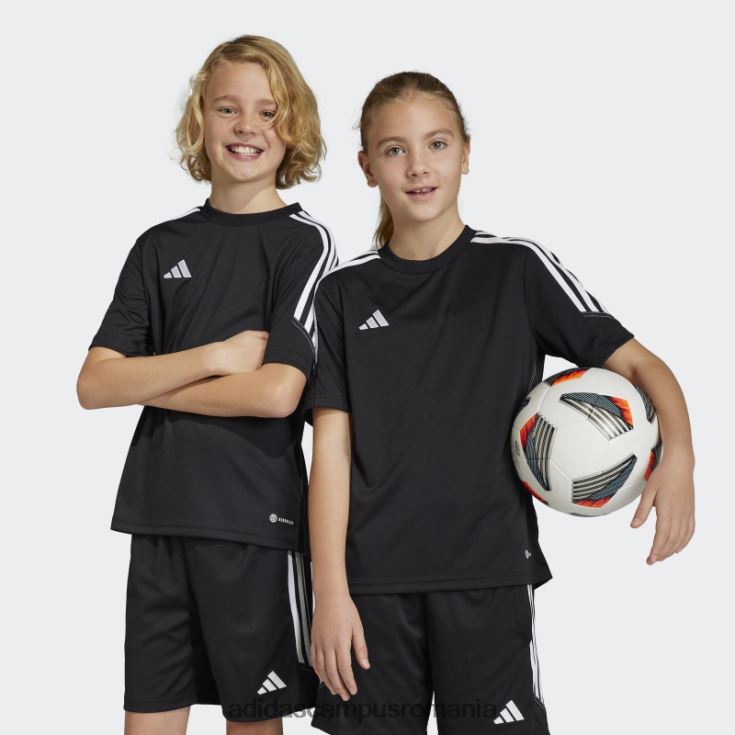 adidas campus romania Tricou de antrenament al clubului tiro 23 negru copii alb negru J266N219040