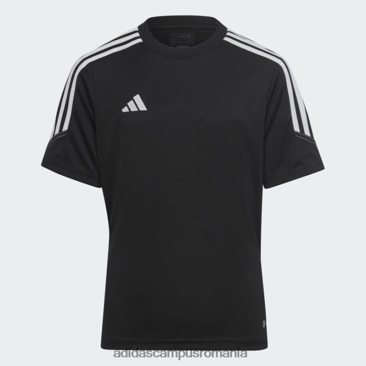 adidas campus romania Tricou de antrenament al clubului tiro 23 negru copii alb negru J266N219040