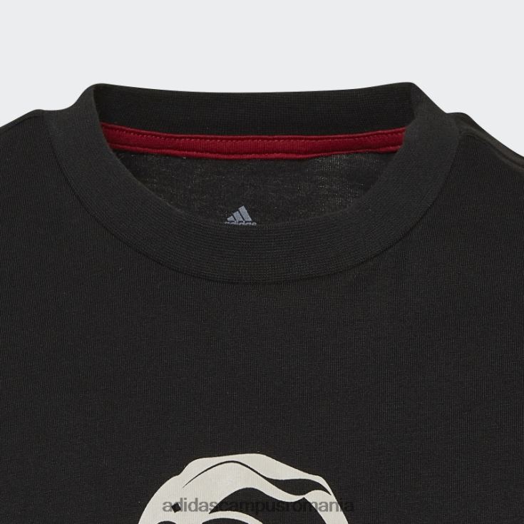 adidas campus romania Tricou emblema oficial al Cupei Mondiale FIFA 2022, negru copii negru J266N211941