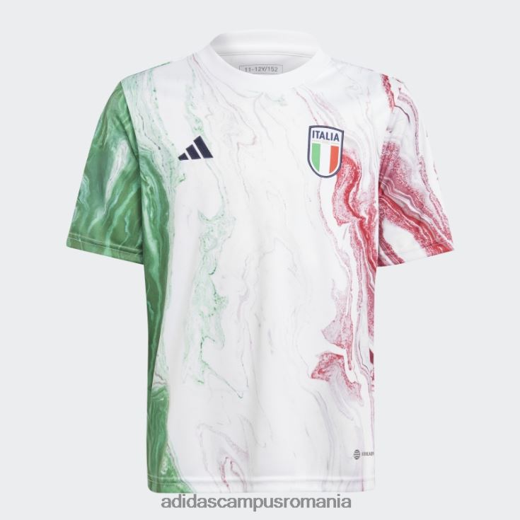 adidas campus romania Tricou roșu elegant al Italiei înainte de meci copii verde/alb/rosu J266N23380