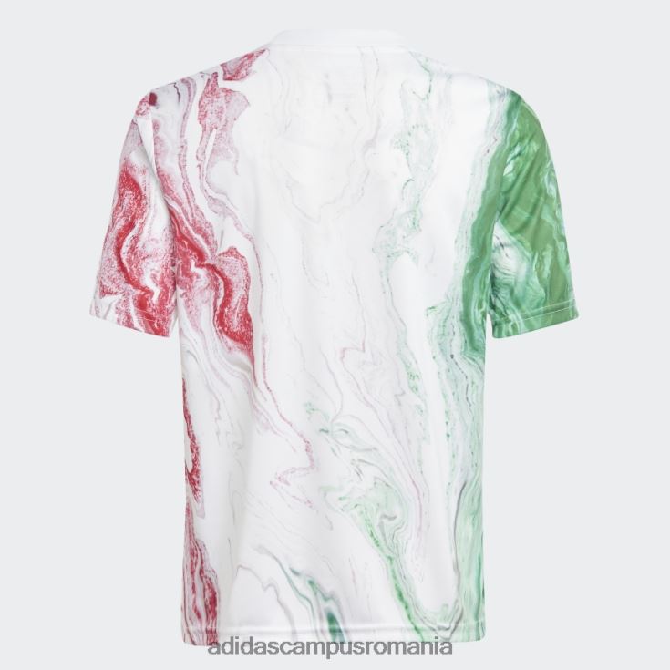 adidas campus romania Tricou roșu elegant al Italiei înainte de meci copii verde/alb/rosu J266N23380