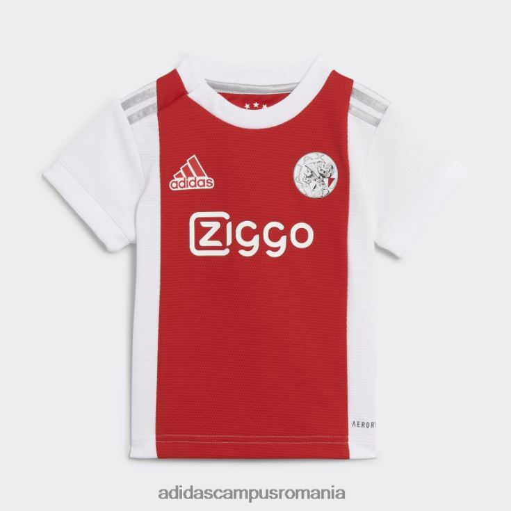 adidas campus romania ajax amsterdam 21/22 home kit bebelusi alb adidas copii alb roșu J266N218996