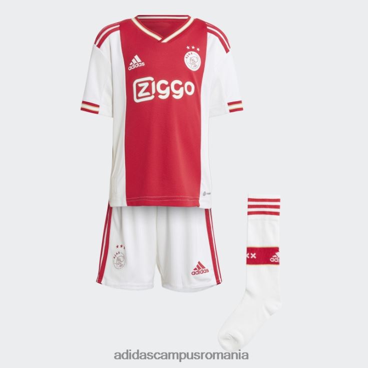 adidas campus romania ajax amsterdam 22/23 home mini kit roșu aldine copii roșu îndrăzneț J266N218542