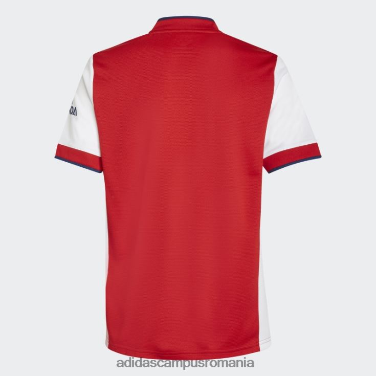 adidas campus romania arsenal 21/22 tricou acasă alb copii alb/stacojiu J266N23800