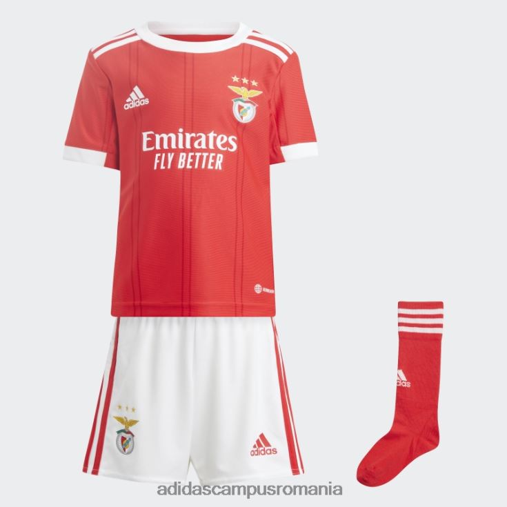 adidas campus romania benfica 22/23 home mini kit benfica red copii roșu benfica J266N218698