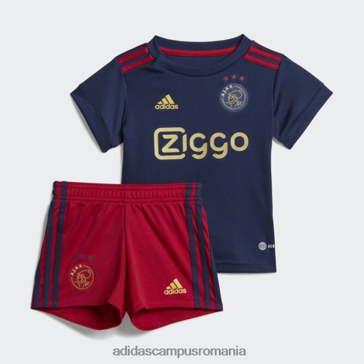 adidas campus romania bleumarin ajax amsterdam 22/23 deplasare trusa bebelusi copii albastru marin J266N218772