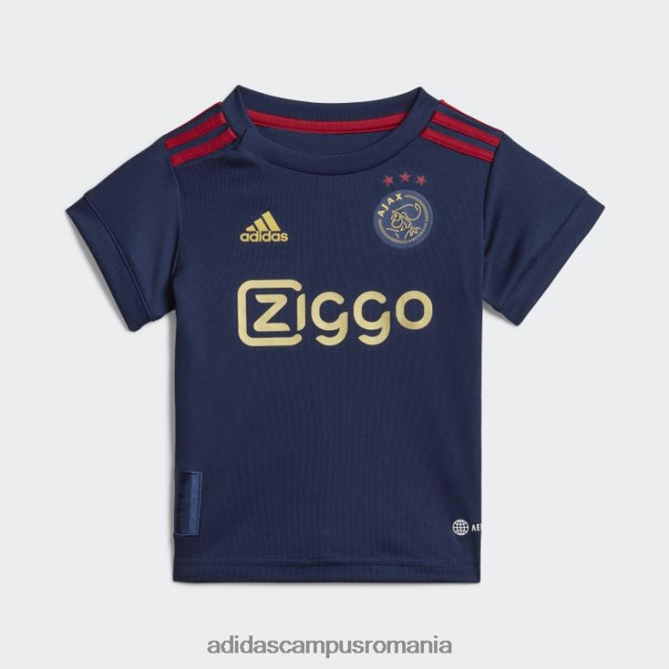 adidas campus romania bleumarin ajax amsterdam 22/23 deplasare trusa bebelusi copii albastru marin J266N218772