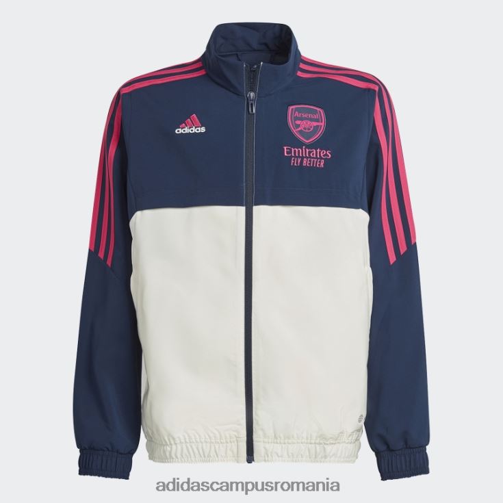 adidas campus romania blur navy arsenal condivo 22 prezentare trening top copii bleumarin/alb J266N218353
