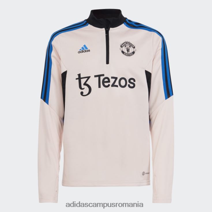 adidas campus romania bluză de antrenament condivo 22 manchester united roz gheață copii roz ca gheață J266N218358
