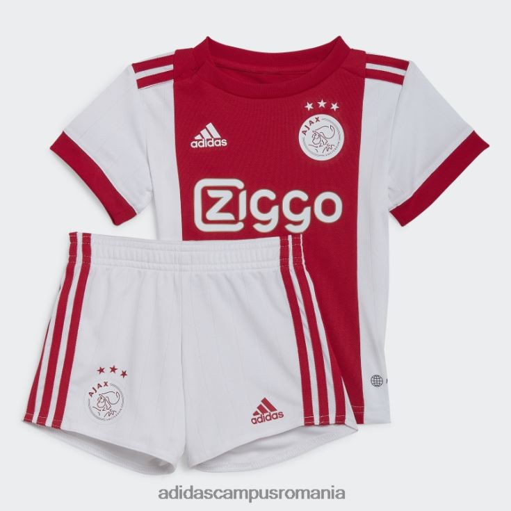 adidas campus romania bold red ajax amsterdam 22/23 home kit pentru copii copii roșu îndrăzneț J266N218779