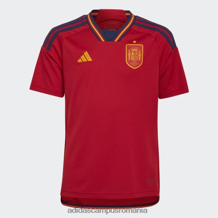 adidas campus romania elegant spania 22 home tricou bleumarin copii roșu/albastru marin J266N218479