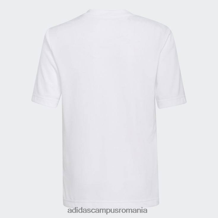 adidas campus romania entrada 22 tricou alb copii alb J266N219045