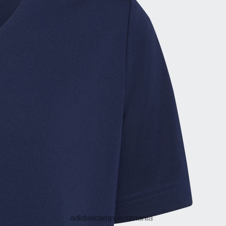 adidas campus romania entrada 22 tricou bleumarin copii albastru marin J266N218356